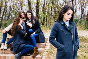 Girl Dealing With Childhood Bullying