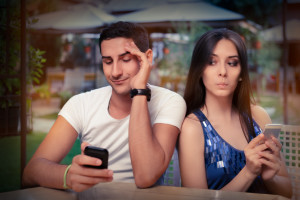 Couple Secretly Texting Other Lovers
